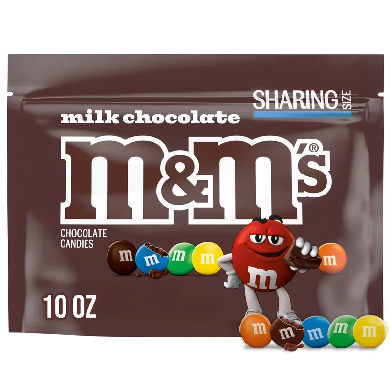 US sharing-size bag of M&M's Milk Chocolate candies